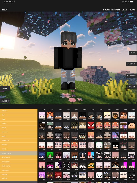 Custom Skin Creator HD iPad screenshot 6 - Entertainment app