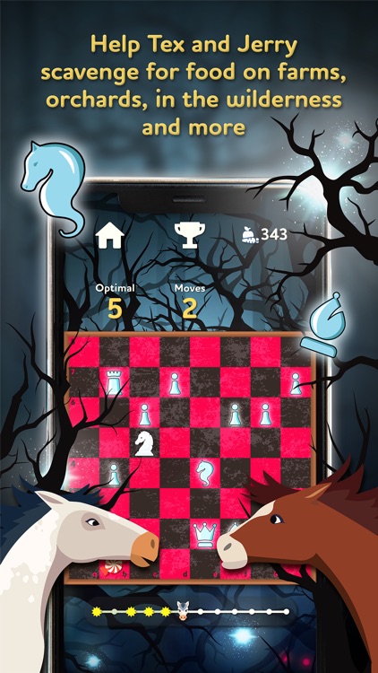 Hungry Horses - Chess Puzzles screenshot-4