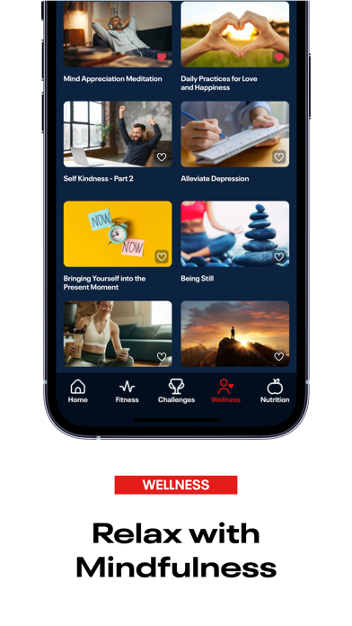 Reebok Fitness App Screenshot