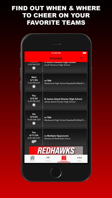Westwood Redhawks Screenshot