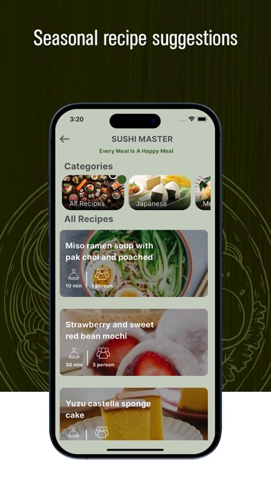 Sushi Master :Japanese Recipes Screenshot