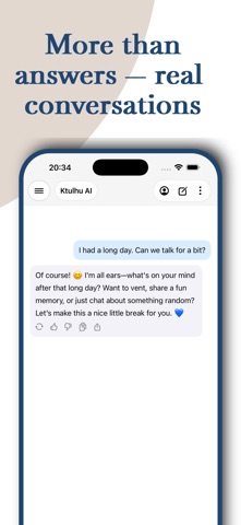 Ktulhu AI iPhone screenshot