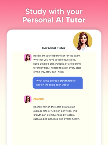 Cosmetology Exam Prep Practice iPad screenshot