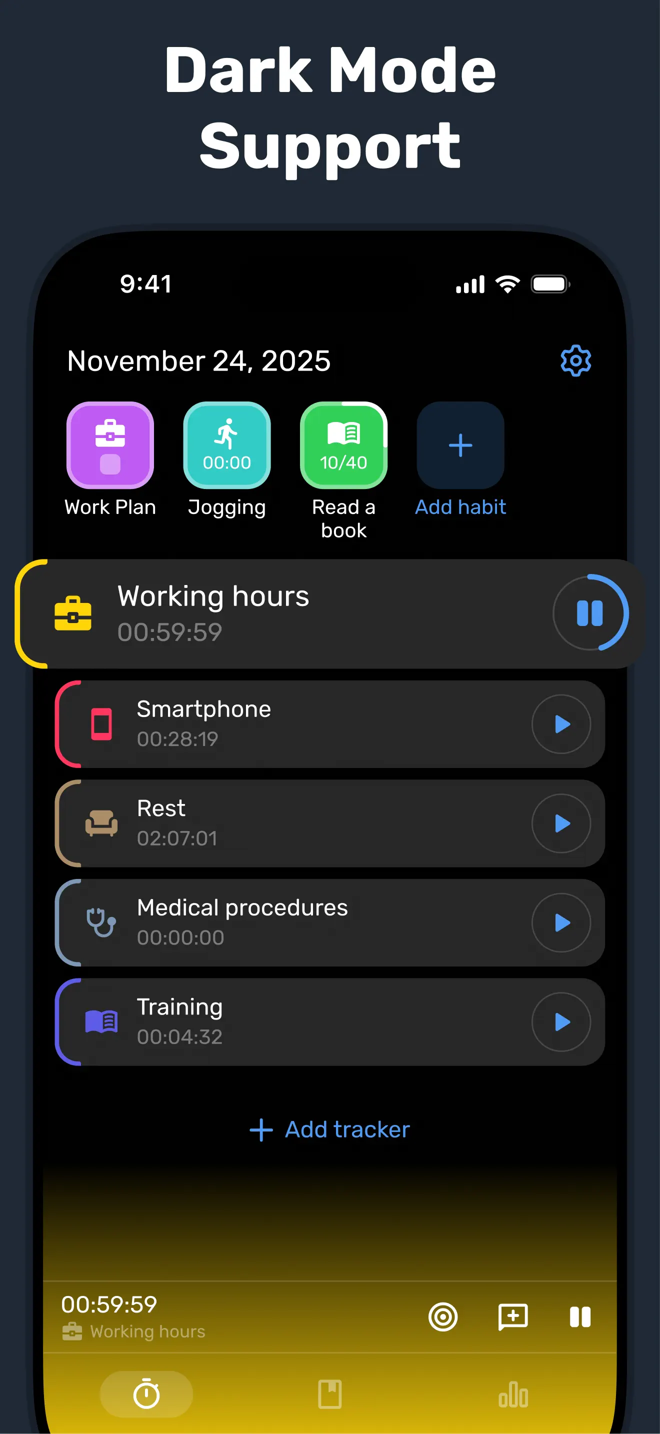 #9. Time Tracker & Management (iOS) Által: MINT ROKET, OOO