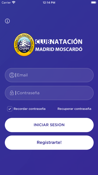 Club Natación Madrid Moscardó Screenshot