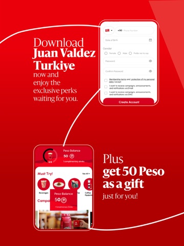 Juan Valdez Türkiye iPad screenshot 2