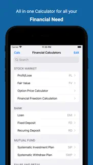 financial calculator - pro iphone screenshot 1