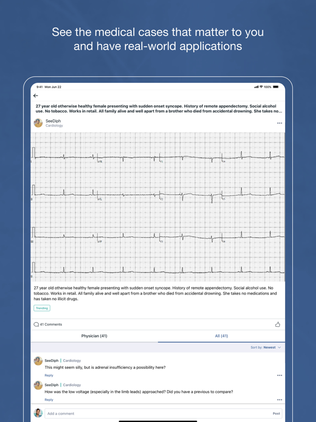 Figure 1 - Medical Cases Screenshot