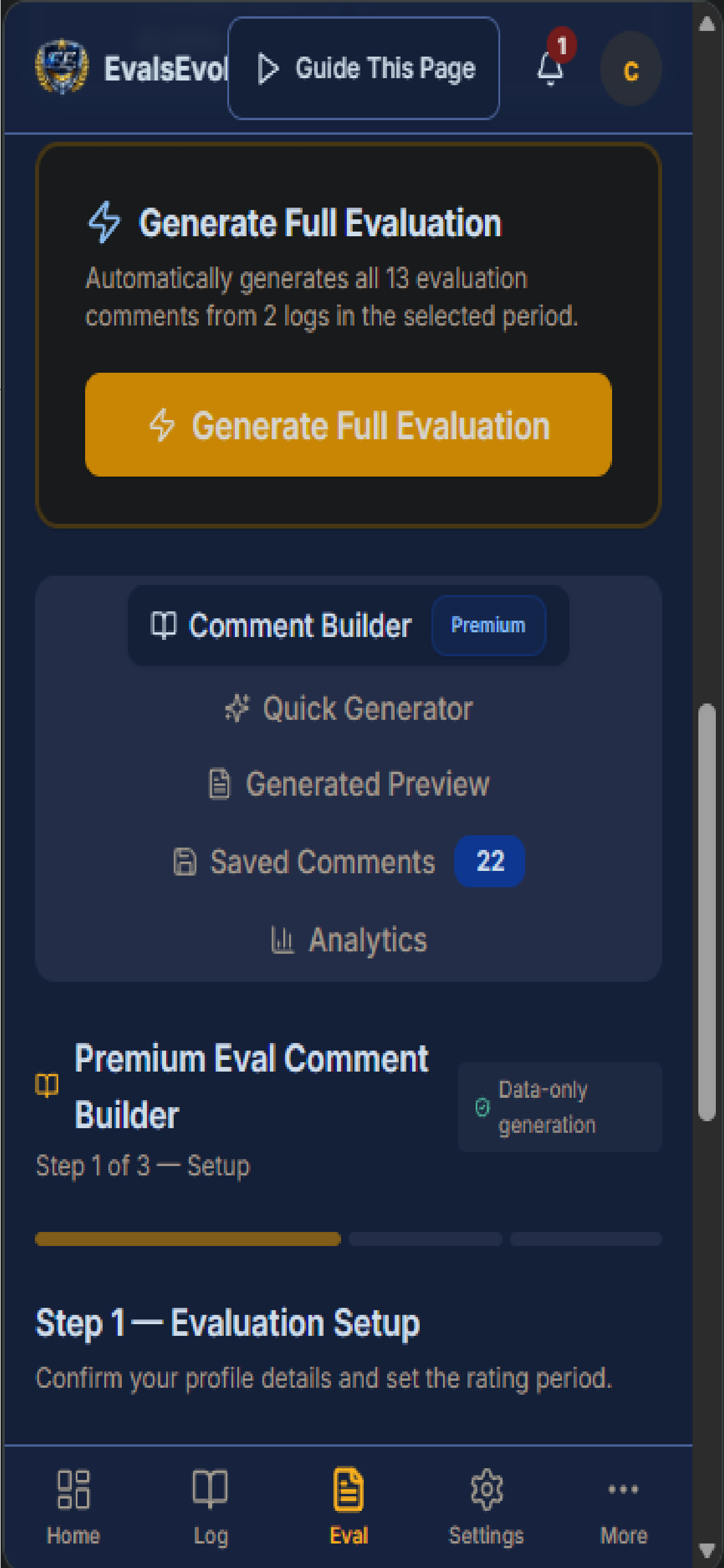 Evals Evolved screenshot 5
