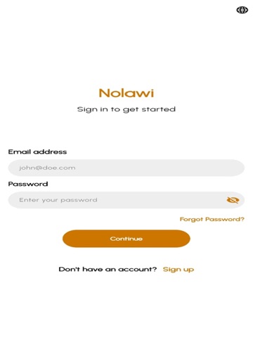Nolawi iPad screenshot
