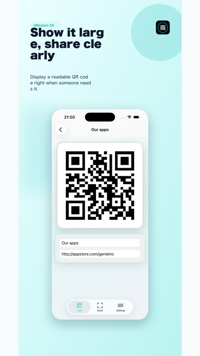 Screenshot #2 pour QReation - QR Maker & Scan