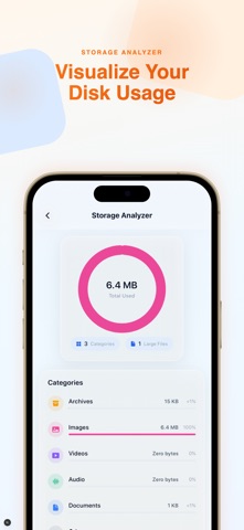 Unzip: RAR ZIP File Extractor iPhone screenshot