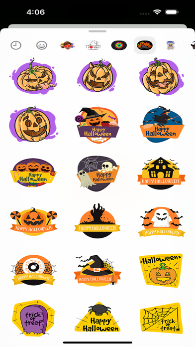 Screenshot #1 pour Haunted Pumpkin Emojis