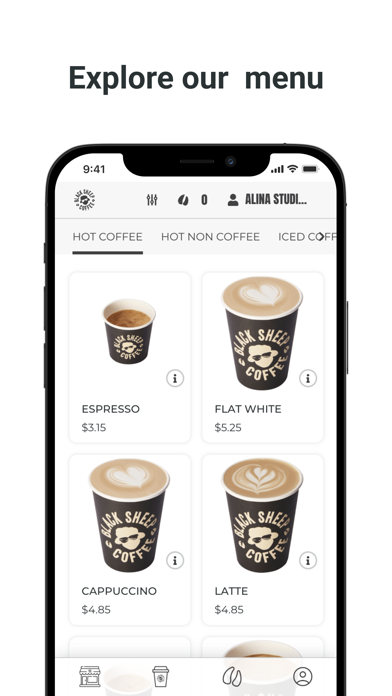 Black Sheep Coffee US Screenshot