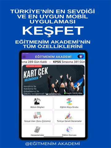 Eğitmenim Akademi iPad screenshot