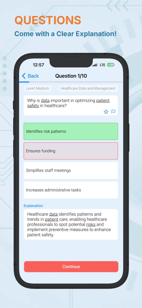 Screenshot #3 pour Learn and Test: CPHQ Exam