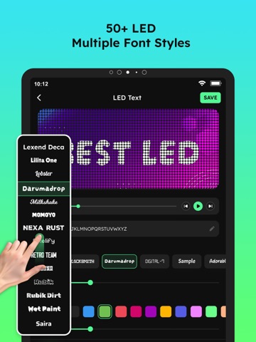 LED Board - LED Scroller iPad screenshot