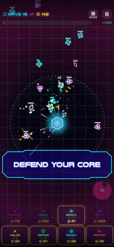 Neon Core - Idle Tower Defense Screenshot 1 of 8