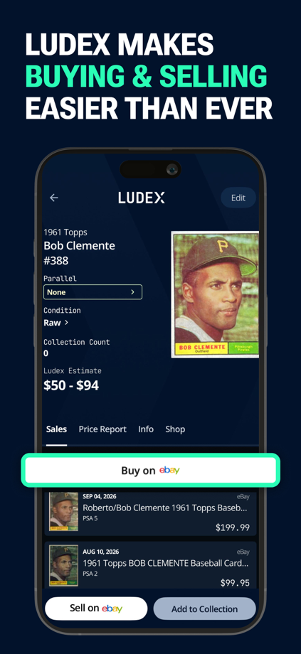 LUDEX Sports Card Scanner +TCG 的 App Store 截图 4