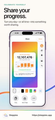 Steppies: Private Step Counter Screenshot 5 of 10