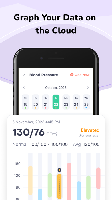 Blood Pressure App Screenshot