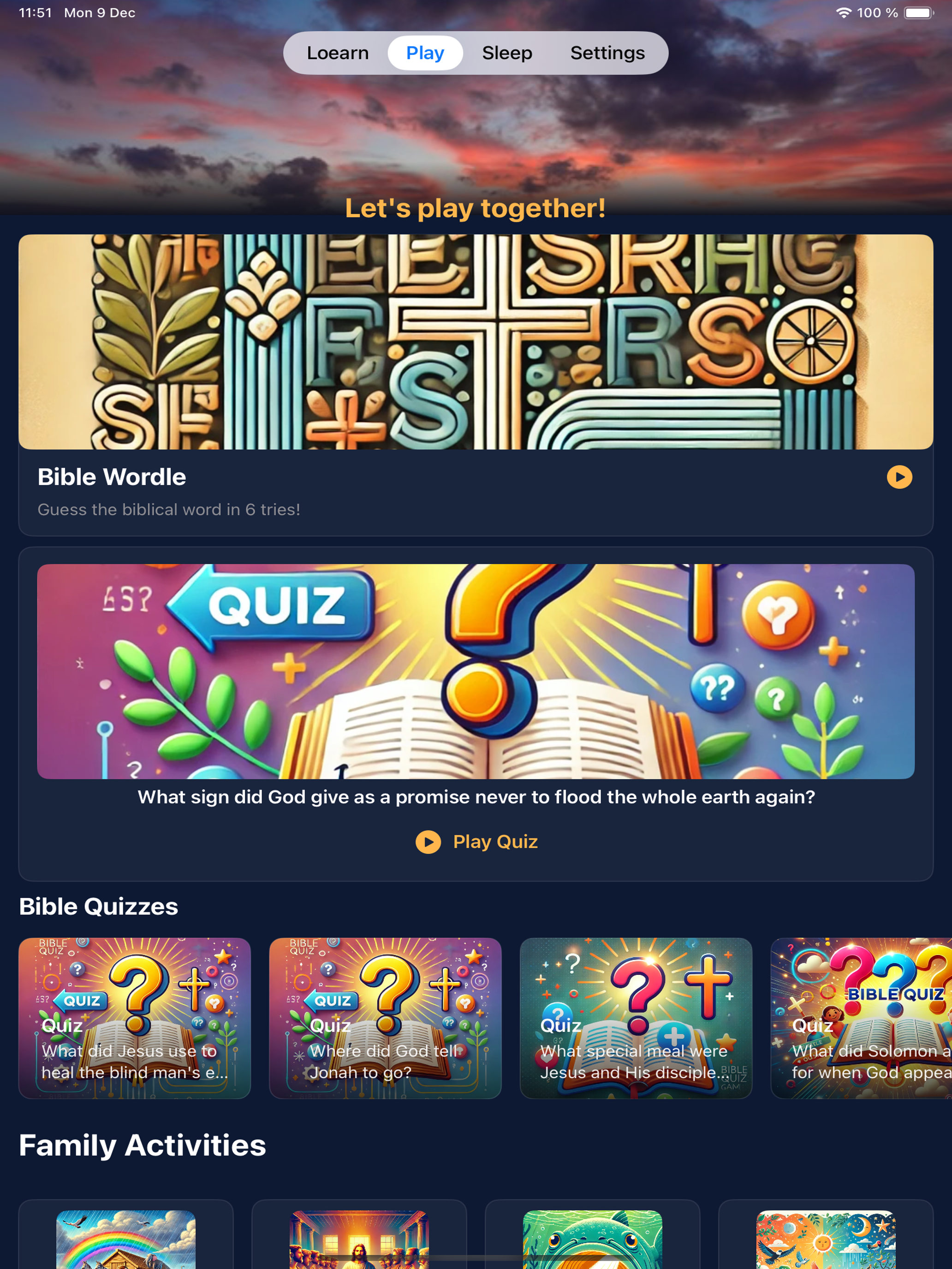 Family Bible Quest: Pray, Play