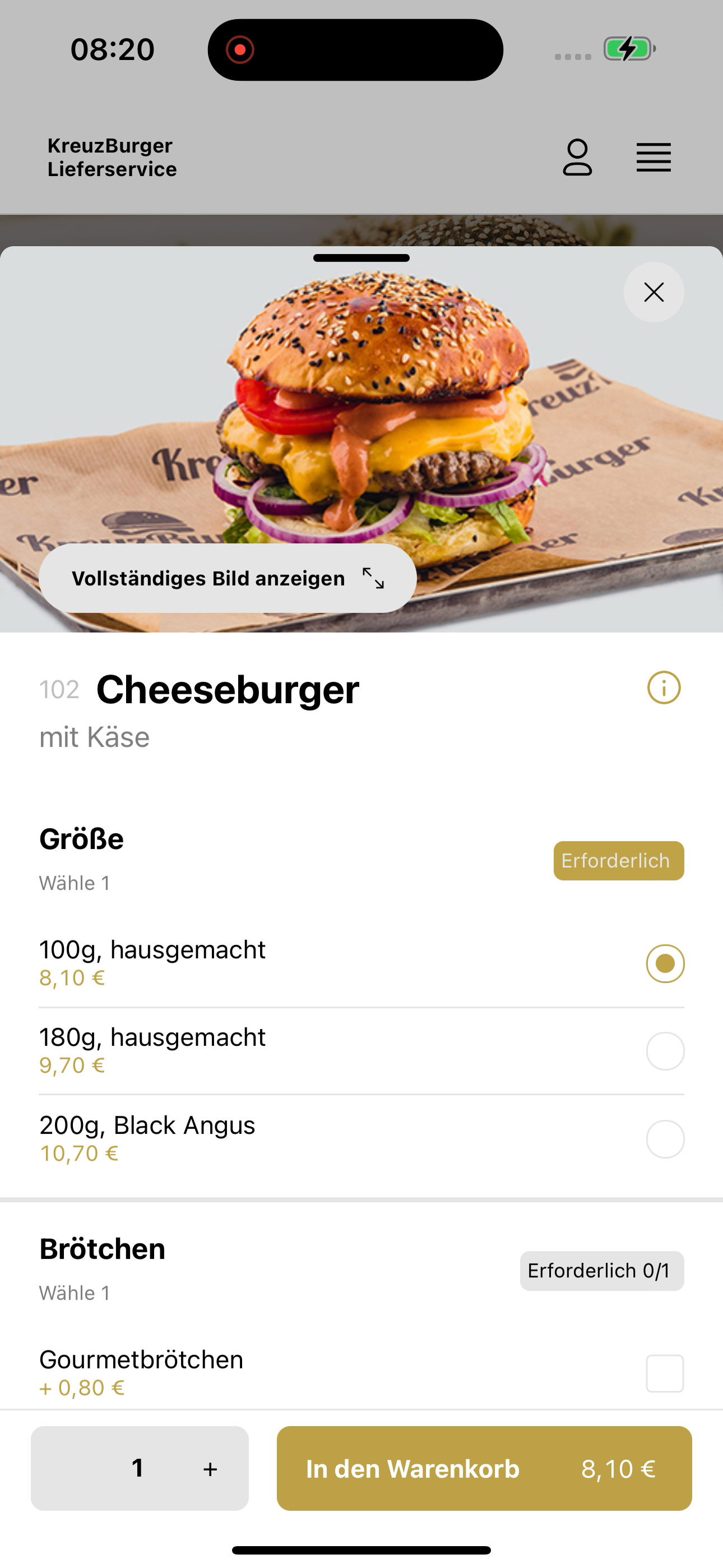 KreuzBurger Lieferservice screenshot 8