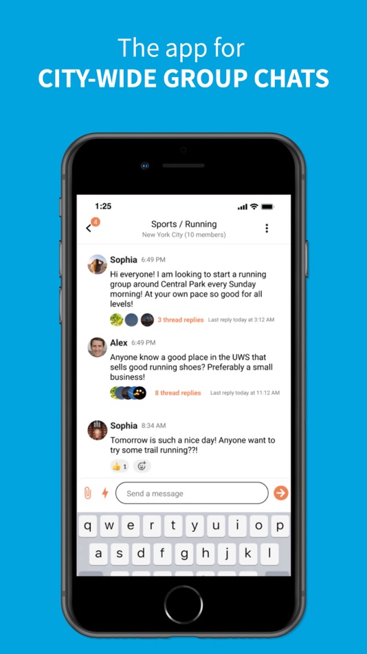#2. Places: Local Group Chats (iOS) 由: Zachary Ebenfeld