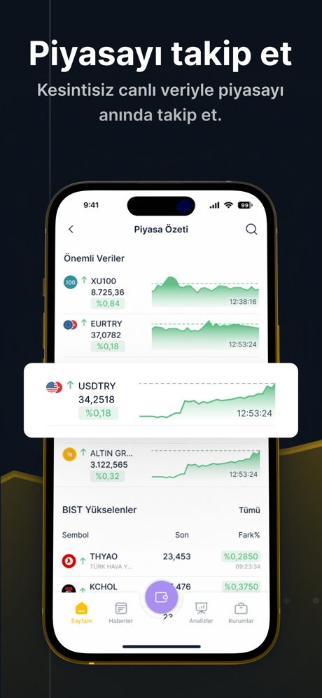 ForInvest: Borsa, Hisse, Altın screenshot 4