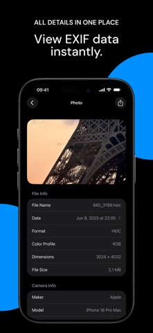 Exif Lens screenshot