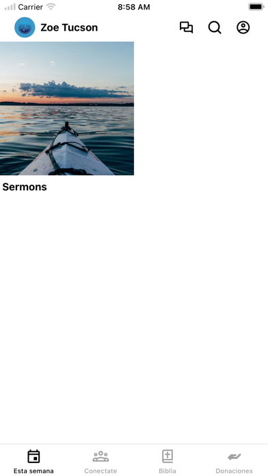 Ministerios Zoe Tucson iPhone screenshot 1 - Education app