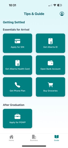 UniSettle iPhone screenshot