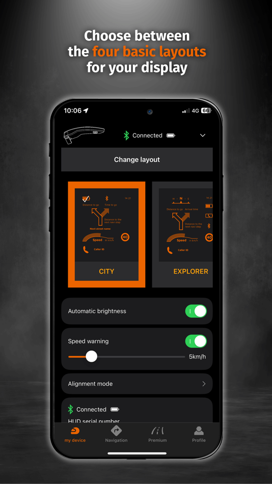 #7. TILSBERK Head-Up Display (iOS) 由: Digades GmbH Digitales und analoges Schaltungsdesign