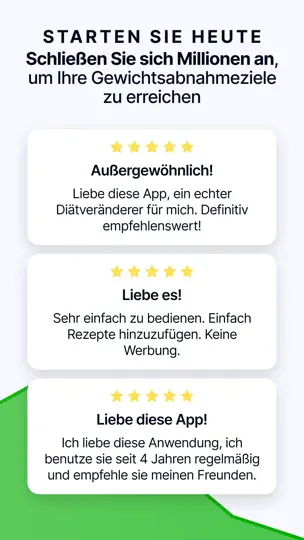 Screenshot von Kalorienzähler Von Fatsecret auf dem iPhone 10