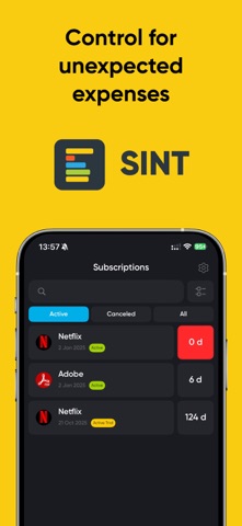 Subscription Manager - Sint Screenshot 1 of 5