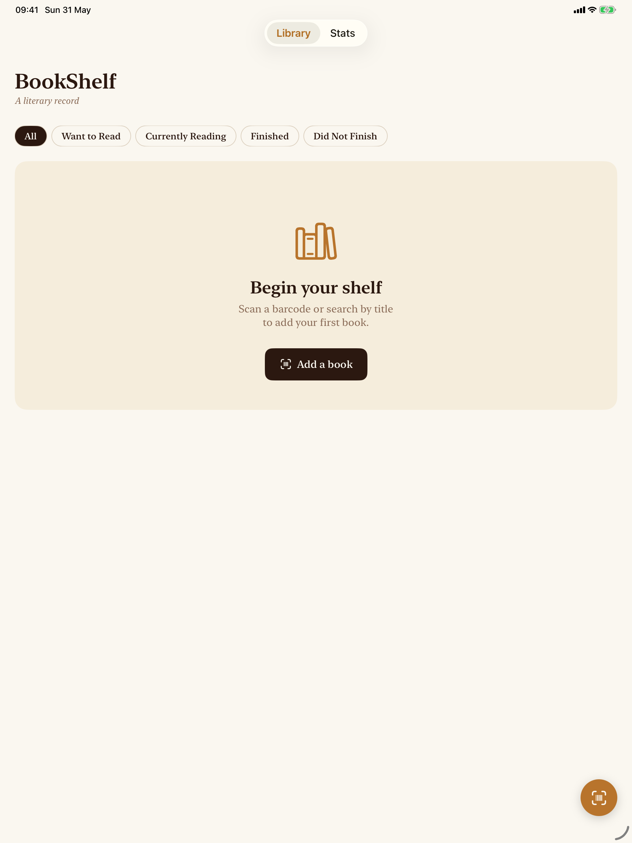BookShelf — A literary record