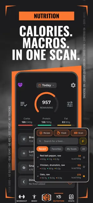 No Fuss Gym: Workout Tracker screenshot 4