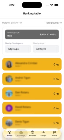 PerfectScore Predictions screenshot