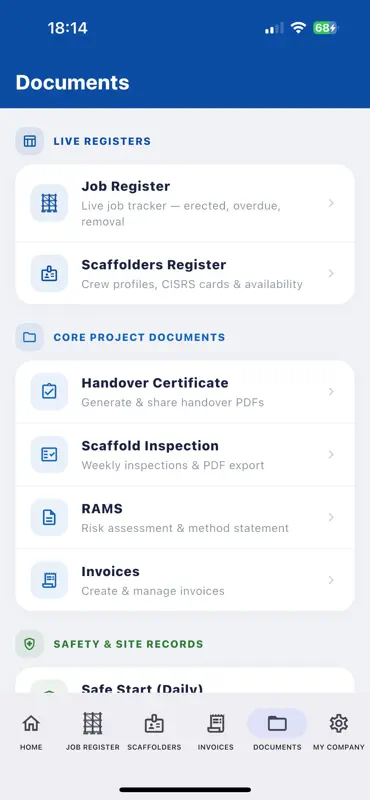 ScaffDocs screenshot 6 of 10