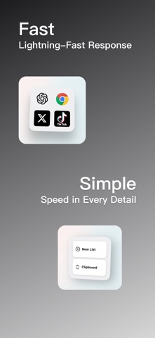 Fast - Search Clipboard Paste iPhone screenshot
