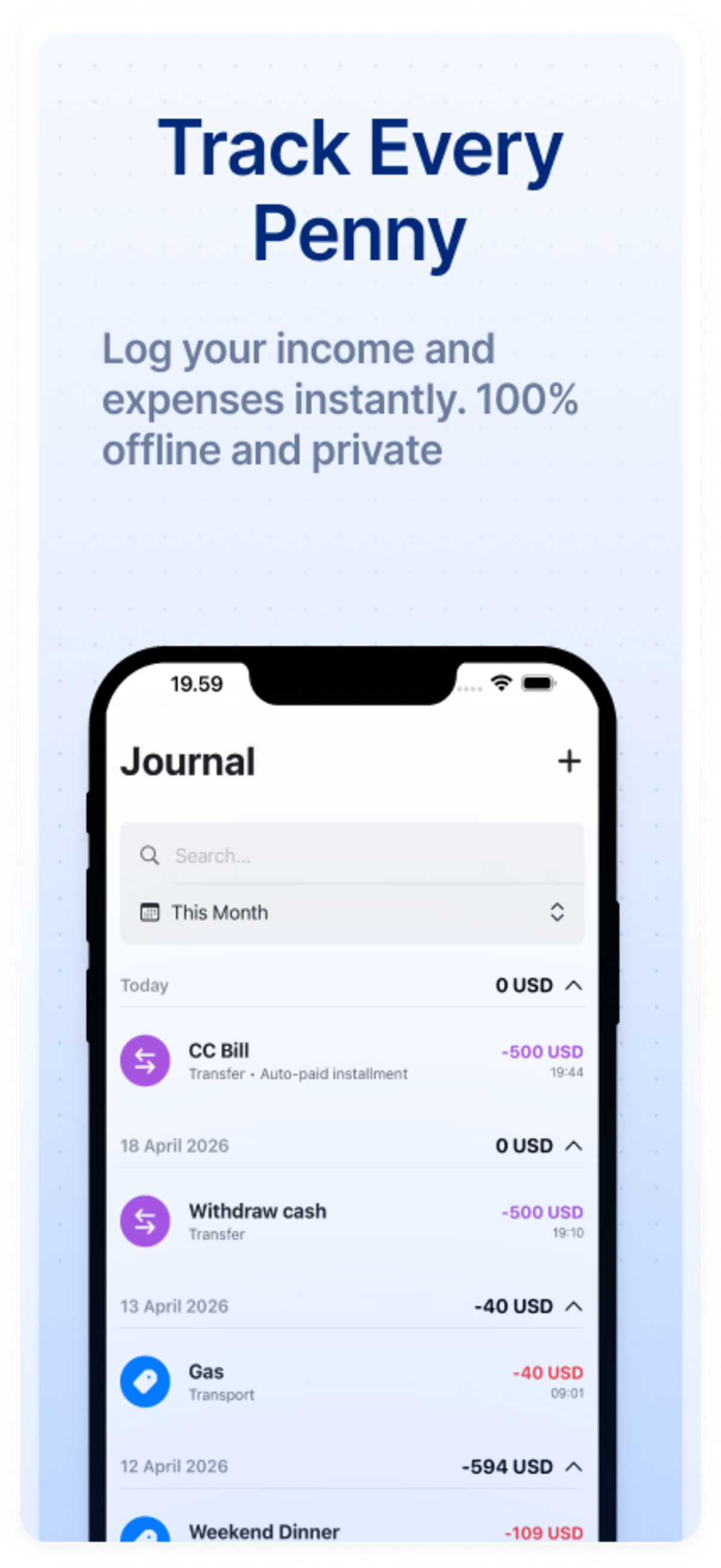 PocketFlow: Expense Tracker screenshot 3