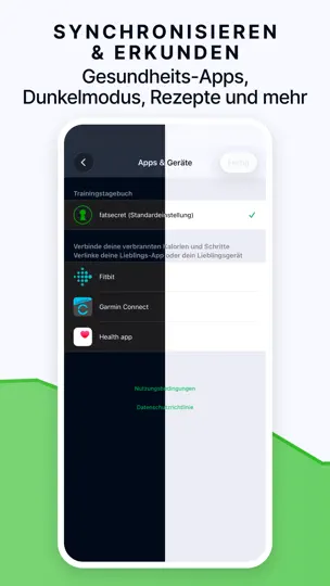 Screenshot von Kalorienzähler Von Fatsecret auf dem iPhone 8