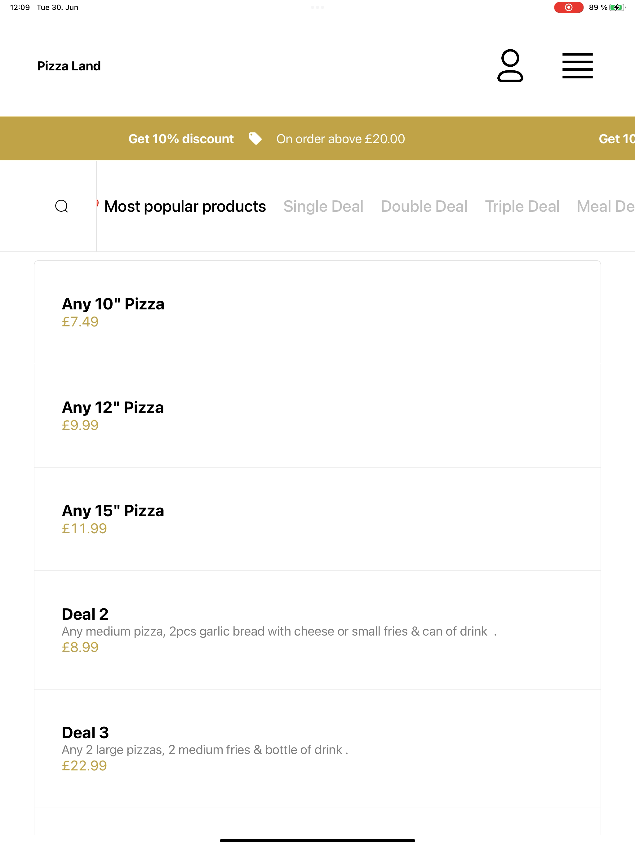 Pizza Land Smethwick UK screenshot 7