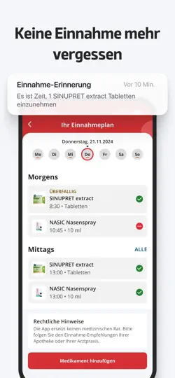 Screenshot von IA.de – E-Rezept & Apotheke auf dem iPhone 5