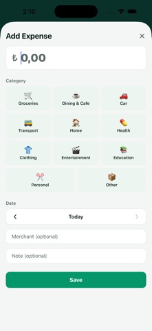 Paratik: Receipt Budget Screenshot 5 of 5