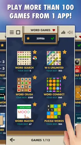 Word Games PRO 101-in-1 screenshot 1