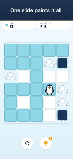 Nuripen - Ice Slide Puzzle screenshot 1