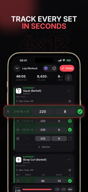 Gym Workout Tracker: Tanko screenshot 2