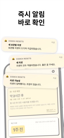 Codex Tracker - 리셋 및 사용량 iPhone screenshot 3