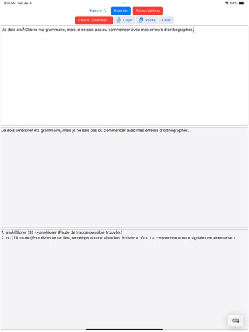 Grammar Check , Spell Checker iPad screenshot